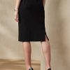 Black Women’s Ralph Lauren Cindy Stretch Wool Crepe Skirts