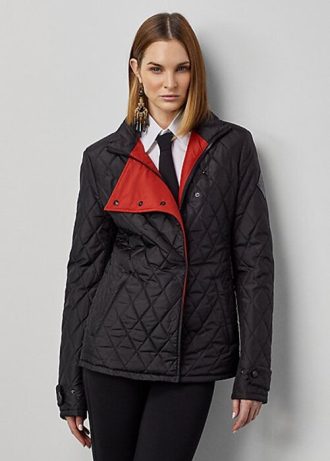 Black Women’s Ralph Lauren Doma Silk Taffeta Jackets