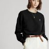 Black Women’s Ralph Lauren Fleece Pullover Sweatshirts