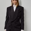 Black Women’s Ralph Lauren Gregory Jacquard Tuxedo Jackets