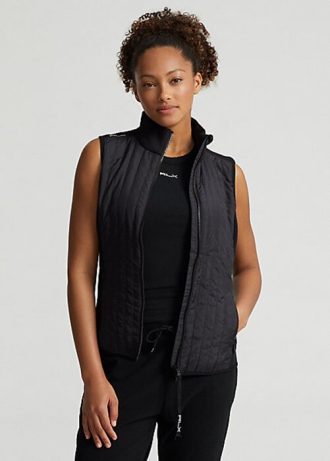 Black Women’s Ralph Lauren Hybrid Performance Full-Zip Vest