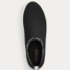 Black Women’s Ralph Lauren Jordyn Slip-On Sneakers