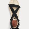 Black Women’s Ralph Lauren Lace-Ups Sandals