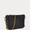 Black Women’s Ralph Lauren Leather Mini Sloane Crossbody Bags