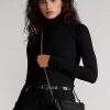 Black Women’s Ralph Lauren Leather Mini Sloane Crossbody Bags