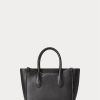 Black Women’s Ralph Lauren Leather Mini Sloane Satchel Bags