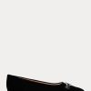 Black Women’s Ralph Lauren Lilah Velvet Ballet Flat Shoes Black Women’s Ralph Lauren Lilah Velvet Ballet Flat Shoes