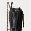 Black Women’s Ralph Lauren Nappa Leather Medium Izzie Backpacks