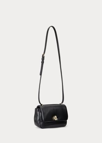 Black Women’s Ralph Lauren Nappa Leather Medium Shoulder Bags