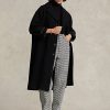 Black Women’s Ralph Lauren Oversize Herringbone Wool-Blend Coats Black Women’s Ralph Lauren Oversize Herringbone Wool-Blend Coats