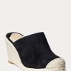 Black Women’s Ralph Lauren Pennie Suede Espadrille