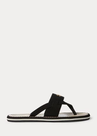 Black Women’s Ralph Lauren Rosalind Slippers