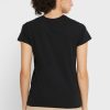 Black Women’s Ralph Lauren Round Neck Graphic Tops