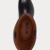 Black Women’s Ralph Lauren Sallen Calfskin Riding Boots