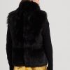 Black Women’s Ralph Lauren Shearling Vest