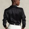 Black Women’s Ralph Lauren Silk Charmeuse Shirts Black Women’s Ralph Lauren Silk Charmeuse Shirts