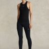 Black Women’s Ralph Lauren Stirrup Stretch Leggings
