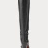 Black Women’s Ralph Lauren Tall Calfskin Boots Black Women’s Ralph Lauren Tall Calfskin Boots