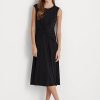 Black Women’s Ralph Lauren Twist-Front Jersey Dress