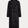 Black Women’s Ralph Lauren Velvet-Topcollar Wool-Blend Melton Coats Black Women’s Ralph Lauren Velvet-Topcollar Wool-Blend Melton Coats