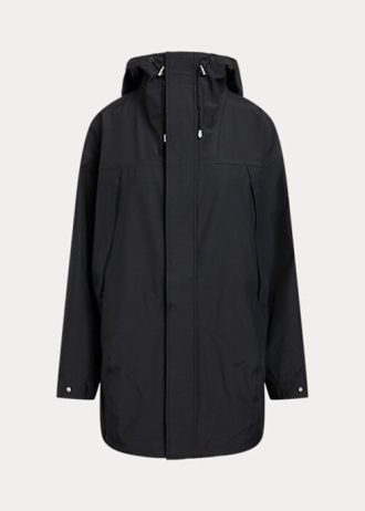 Black Women’s Ralph Lauren Water-Resistant Hooded Windbreaker