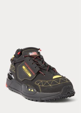 Black / Yellow Men’s Ralph Lauren PS200 Sneakers