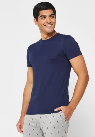 Blue Men’s Ralph Lauren 3 Pack Assorted Crew Neck T Shirts