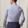 Blue Men’s Ralph Lauren Bengal-stripe Poplin French Cuff Formal Shirts
