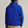 Blue Men’s Ralph Lauren Big Polo Crest Fleece  Hoodie