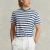 Blue Men’s Ralph Lauren Classic Fit Striped Jersey  T Shirts