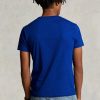 Blue Men’s Ralph Lauren Custom Slim Fit Crewneck  T Shirts