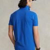 Blue Men’s Ralph Lauren Custom Slim Fit Mesh Polo Shirts