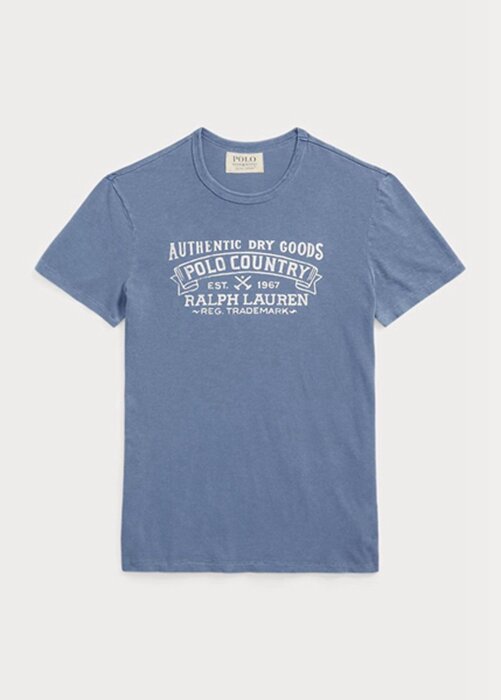 Blue Men’s Ralph Lauren Custom Slim Fit Polo Country T Shirts Blue Men’s Ralph Lauren Custom Slim Fit Polo Country T Shirts