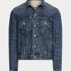 Blue Men’s Ralph Lauren Denim Trucker Jackets Blue Men’s Ralph Lauren Denim Trucker Jackets