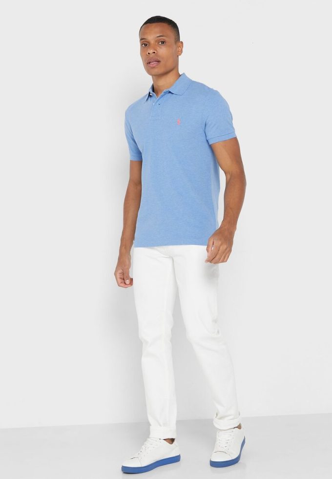 Blue Men’s Ralph Lauren Essential Polo Shirts
