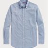 Blue Men’s Ralph Lauren Gingham Easy Care Twill Formal Shirts Blue Men’s Ralph Lauren Gingham Easy Care Twill Formal Shirts