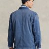 Blue Men’s Ralph Lauren Herringbone Twill Utility Jackets