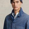 Blue Men’s Ralph Lauren Herringbone Twill Utility Jackets