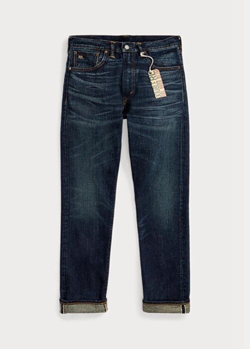 Blue Men’s Ralph Lauren High Slim Bayview Selvedge Jeans Blue Men’s Ralph Lauren High Slim Bayview Selvedge Jeans