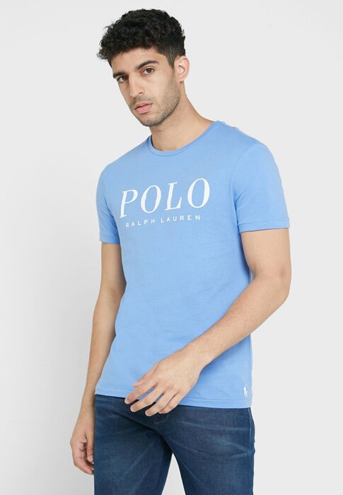 Blue Men’s Ralph Lauren Logo Crew Neck T Shirts Blue Men’s Ralph Lauren Logo Crew Neck T Shirts
