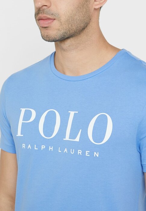 Blue Men’s Ralph Lauren Logo Crew Neck T Shirts Blue Men’s Ralph Lauren Logo Crew Neck T Shirts