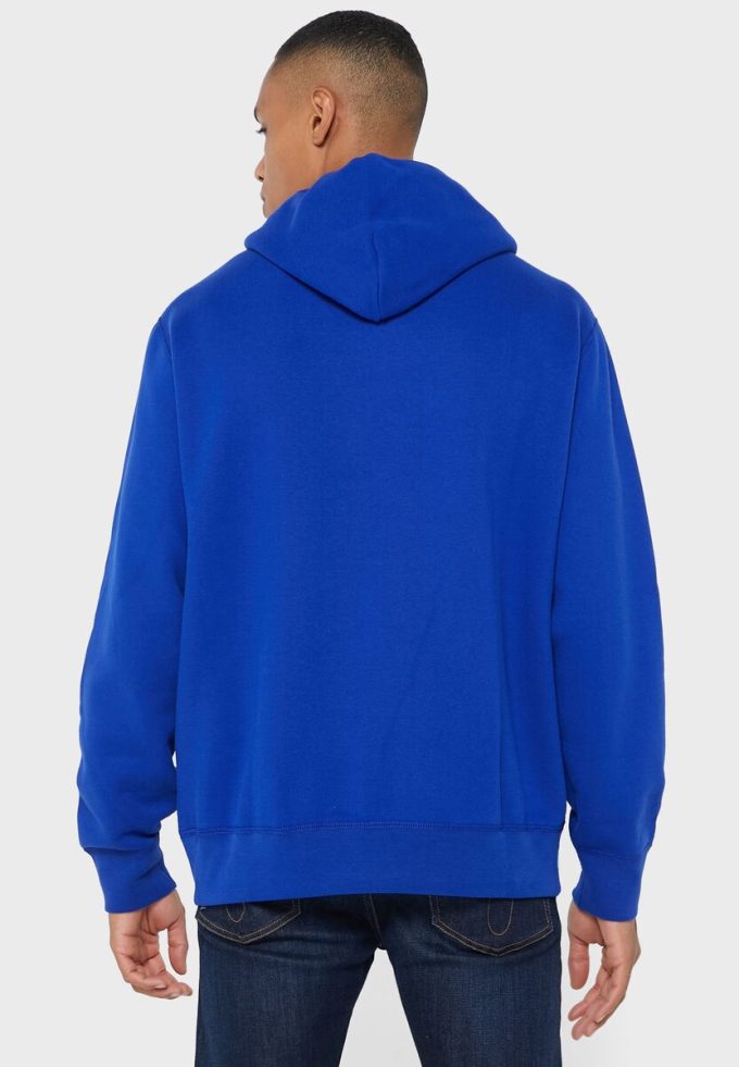 Blue Men’s Ralph Lauren Logo Hoodie