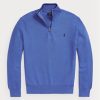 Blue Men’s Ralph Lauren Mesh-knit Cotton Quarter-zip Jumper Sweaters Blue Men’s Ralph Lauren Mesh-knit Cotton Quarter-zip Jumper Sweaters