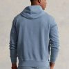 Blue Men’s Ralph Lauren Organic Cotton Fleece Hoodie Blue Men’s Ralph Lauren Organic Cotton Fleece Hoodie