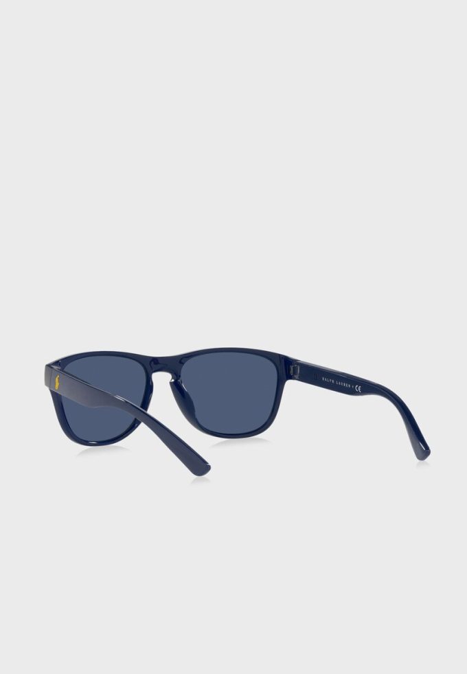 Blue Men’s Ralph Lauren Oval Sunglasses
