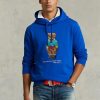 Blue Men’s Ralph Lauren Polo Bear Fleece  Hoodie