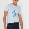 Blue Men’s Ralph Lauren Printed Crew Neck T Shirts
