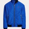 Blue Men’s Ralph Lauren Raglan-Sleeve Jackets