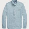 Blue Men’s Ralph Lauren Slim Fit Chambray  Shirts