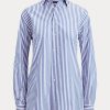 Blue Women’s Ralph Lauren Adrien Striped Cotton Shirts